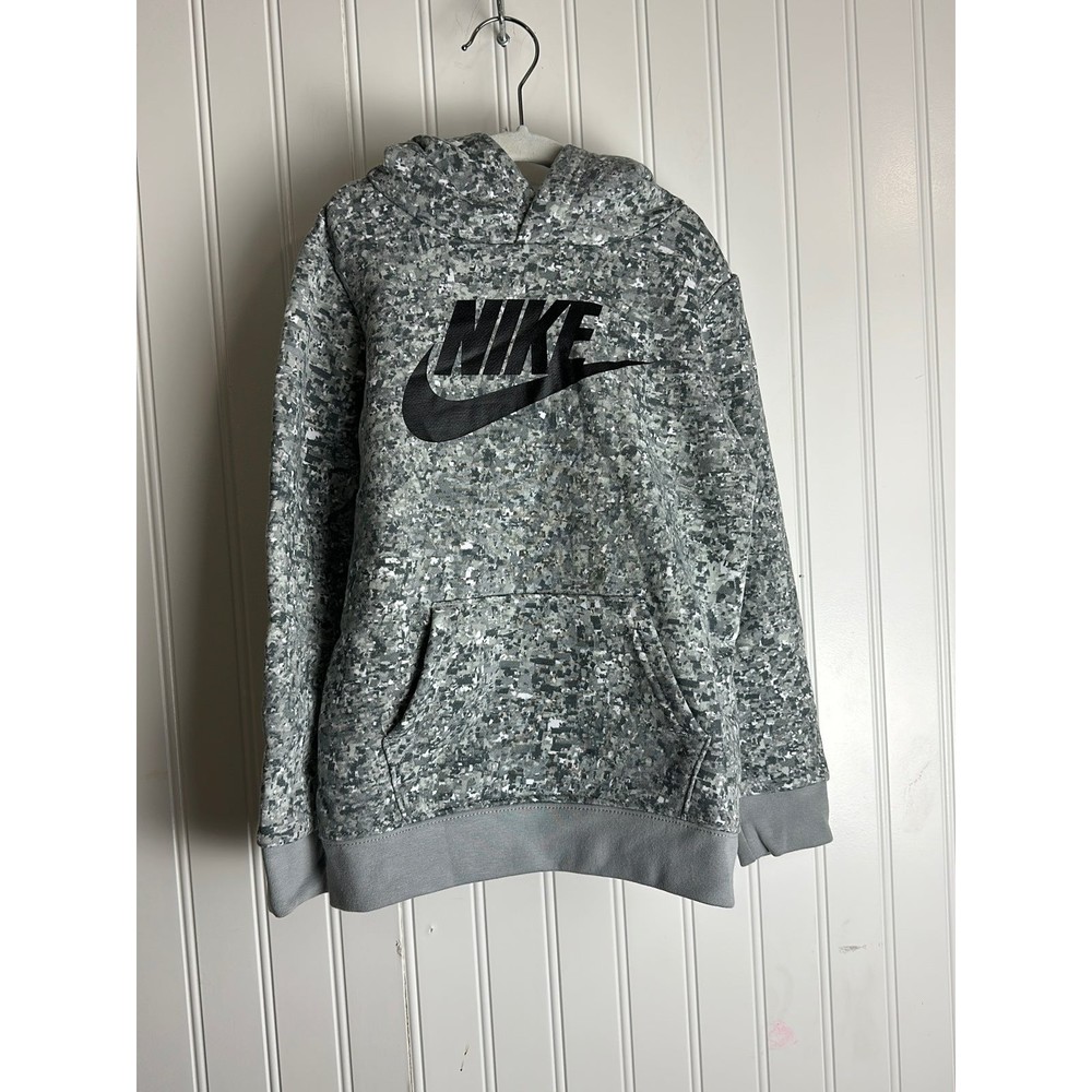 Nike Boys Light Smoke Gray Hoodie - Size 4T